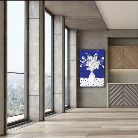 Image of 'Floral Jardiniere II' by Regina Moore, Canvas Wall Art,40x60