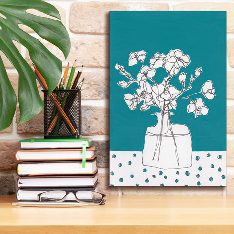 Image of 'Floral Jardiniere IV' by Regina Moore, Canvas Wall Art,12 x 18