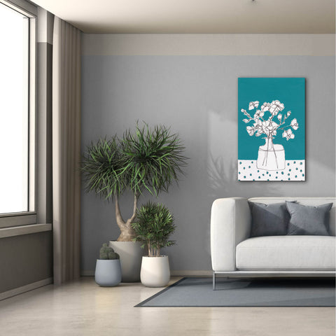 Image of 'Floral Jardiniere IV' by Regina Moore, Canvas Wall Art,26x40