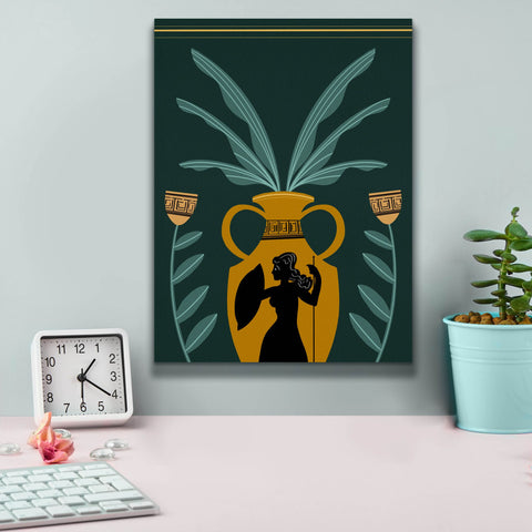 Image of 'Warrior Goddess Vase I' by Regina Moore, Canvas Wall Art,12 x 16