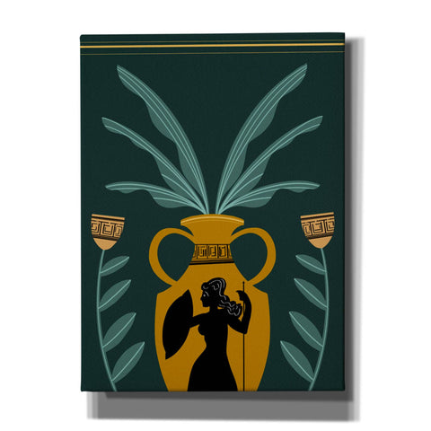 Image of 'Warrior Goddess Vase I' by Regina Moore, Canvas Wall Art