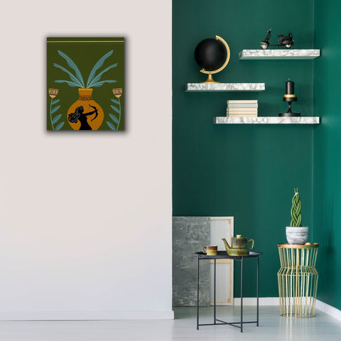 Image of 'Warrior Goddess Vase II' by Regina Moore, Canvas Wall Art,20 x 24
