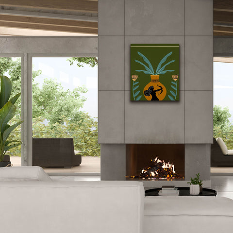 Image of 'Warrior Goddess Vase II' by Regina Moore, Canvas Wall Art,26x30