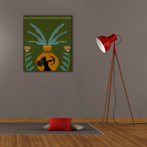 Image of 'Warrior Goddess Vase II' by Regina Moore, Canvas Wall Art,26x30