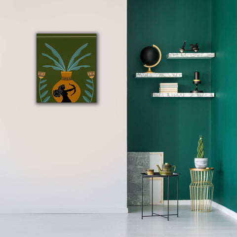 Image of 'Warrior Goddess Vase II' by Regina Moore, Canvas Wall Art,26x30