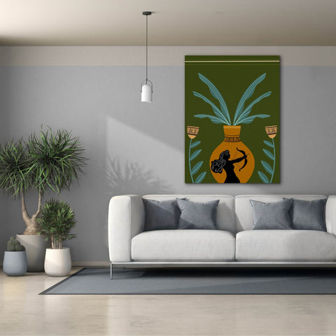 Image of 'Warrior Goddess Vase II' by Regina Moore, Canvas Wall Art,40x54