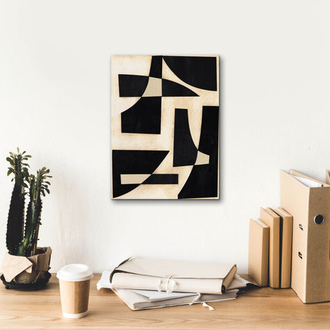 Image of 'Onyx Cutout Shapes I' by Regina Moore, Canvas Wall Art,12 x 16