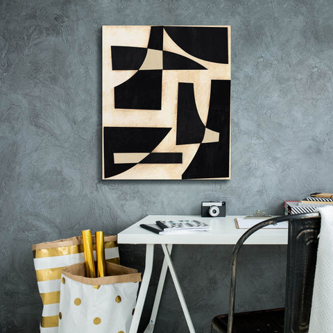 Image of 'Onyx Cutout Shapes I' by Regina Moore, Canvas Wall Art,20 x 24