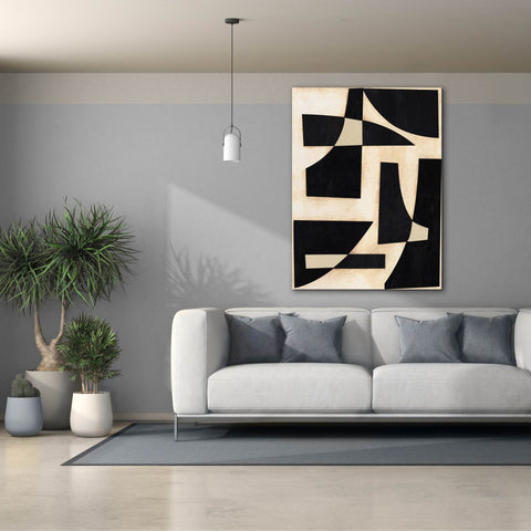Image of 'Onyx Cutout Shapes I' by Regina Moore, Canvas Wall Art,40x54