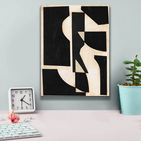 Image of 'Onyx Cutout Shapes II' by Regina Moore, Canvas Wall Art,12 x 16