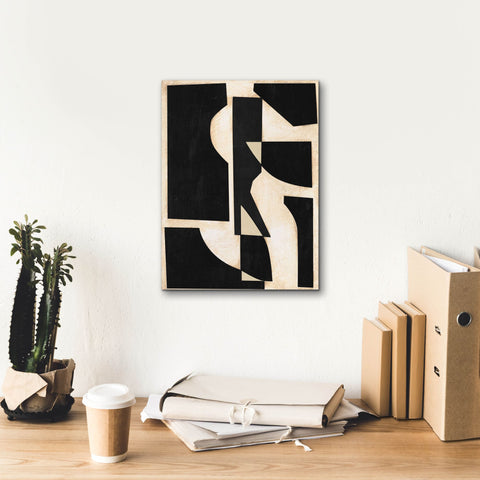 Image of 'Onyx Cutout Shapes II' by Regina Moore, Canvas Wall Art,12 x 16