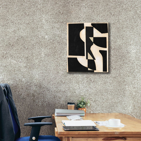 Image of 'Onyx Cutout Shapes II' by Regina Moore, Canvas Wall Art,20 x 24