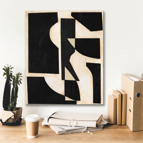 Image of 'Onyx Cutout Shapes II' by Regina Moore, Canvas Wall Art,20 x 24