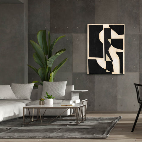 Image of 'Onyx Cutout Shapes II' by Regina Moore, Canvas Wall Art,40x54