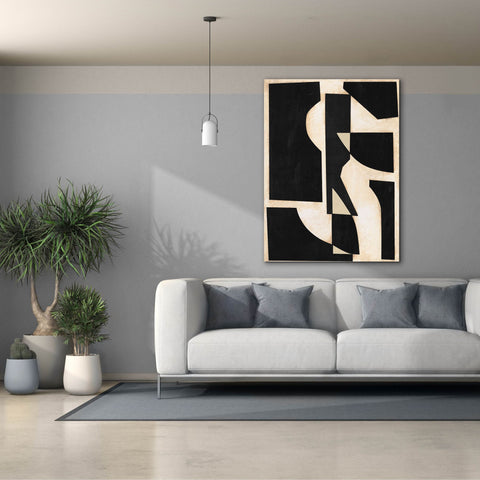 Image of 'Onyx Cutout Shapes II' by Regina Moore, Canvas Wall Art,40x54