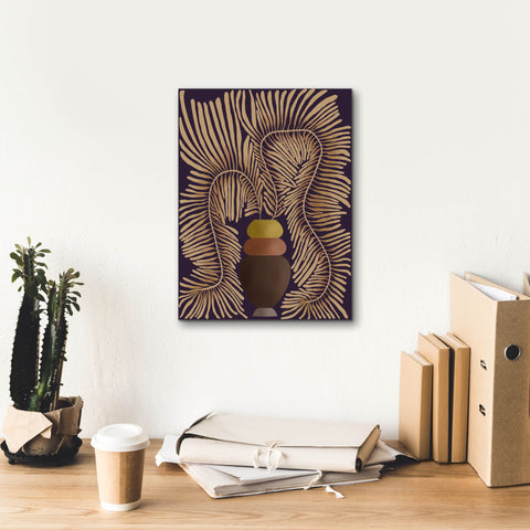 Image of 'Leaf Concept II' by Regina Moore, Canvas Wall Art,12 x 16