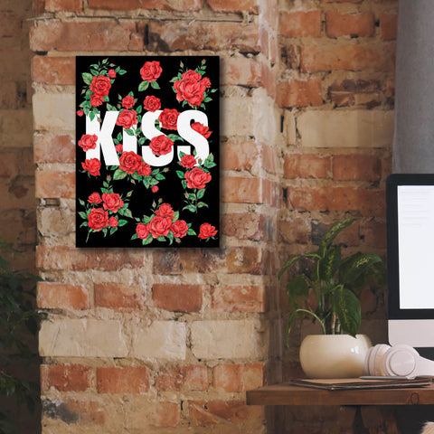 Image of 'Love Kiss I' by Regina Moore, Canvas Wall Art,12 x 16