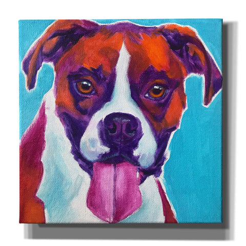 Image of 'Boxer - Lucy' by Dawg Painter, Canvas Wall Art