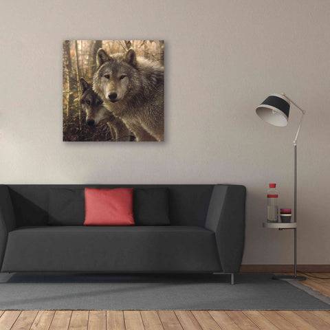 Image of 'Wood Land Companions' by Collin Bogle, Canvas Wall Art,37x37