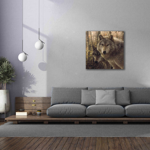 Image of 'Wood Land Companions' by Collin Bogle, Canvas Wall Art,37x37