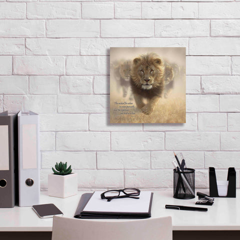 Image of 'Wicked Flee' by Collin Bogle, Canvas Wall Art,12x12