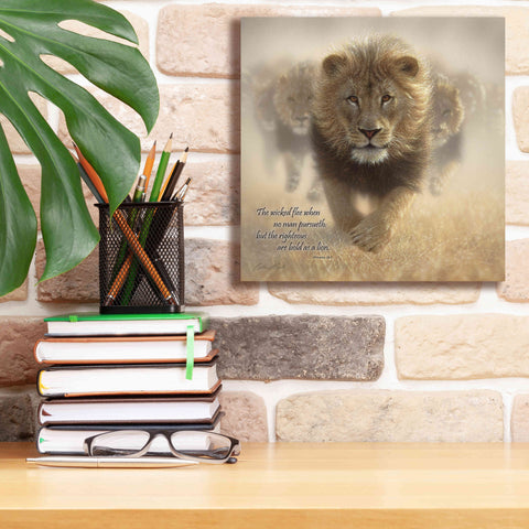 Image of 'Wicked Flee' by Collin Bogle, Canvas Wall Art,12x12