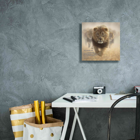 Image of 'Wicked Flee' by Collin Bogle, Canvas Wall Art,12x12