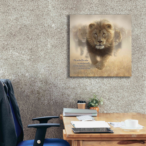 Image of 'Wicked Flee' by Collin Bogle, Canvas Wall Art,26x26