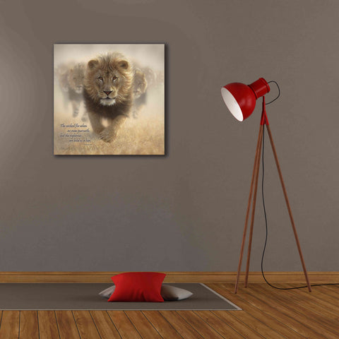 Image of 'Wicked Flee' by Collin Bogle, Canvas Wall Art,26x26