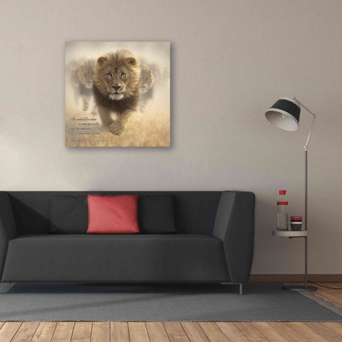 Image of 'Wicked Flee' by Collin Bogle, Canvas Wall Art,37x37