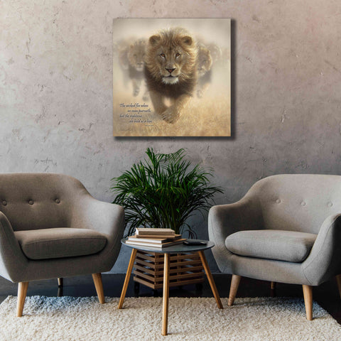 Image of 'Wicked Flee' by Collin Bogle, Canvas Wall Art,37x37