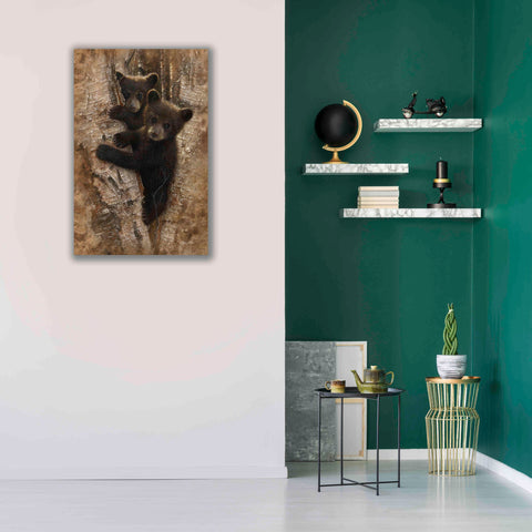 Image of 'Curious Cubs' by Collin Bogle, Canvas Wall Art,26x40