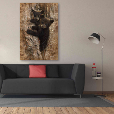 Image of 'Curious Cubs' by Collin Bogle, Canvas Wall Art,40x60