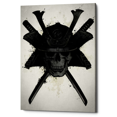 Image of "Samurai Skull" by Nicklas Gustafsson, Giclee Canvas Wall Art