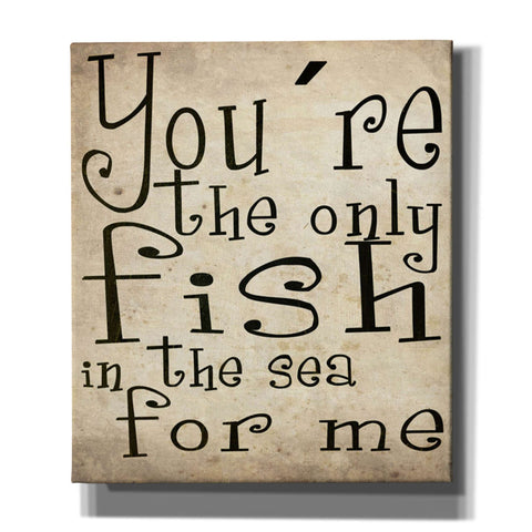 Image of "You're The Only Fish In The Sea" by Nicklas Gustafsson, Giclee Canvas Wall Art