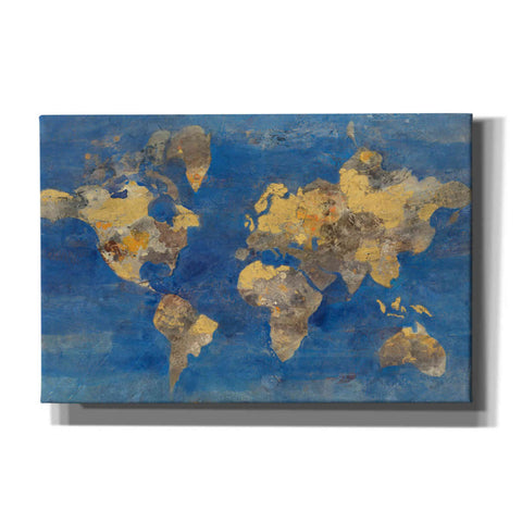 Image of 'Blue World' by Albena Hristova, Canvas Wall Art