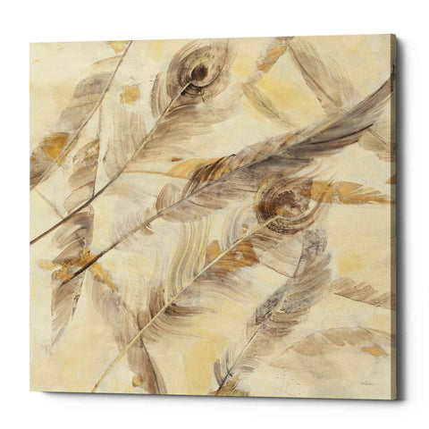 Image of 'Falling Feathers' by Albena Hristova, Canvas Wall Art