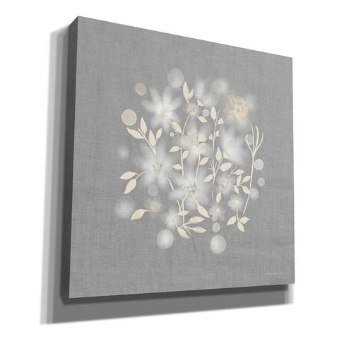 Image of 'Flower Bunch on Linen III' by Bluebird Barn, Canvas Wall Art,Size 1 Sqaure