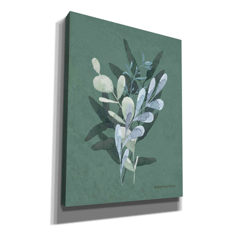 Image of 'Watercolor Greenery Series Dark II' by Bluebird Barn, Canvas Wall Art,Size B Portrait