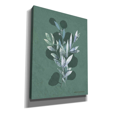 Image of 'Watercolor Greenery Series Dark I' by Bluebird Barn, Canvas Wall Art,Size B Portrait
