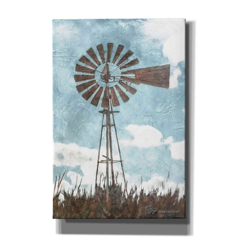 Image of 'Windmill' by Bluebird Barn, Canvas Wall Art,Size A Portrait