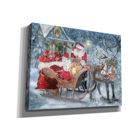 Image of 'Santa's Little Helper' by Bluebird Barn, Canvas Wall Art,Size B Landscape