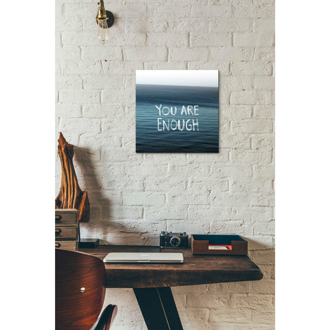 Image of 'You Are Enough' by Linda Woods, Canvas Wall Art,12 x 12
