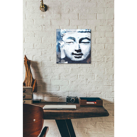 Image of 'Peaceful Buddha II' by Linda Woods, Canvas Wall Art,12 x 12