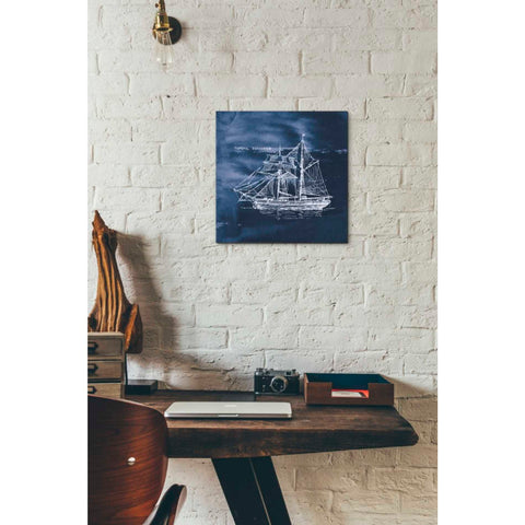 Image of 'Sailing Ships V' by Wild Apple Portfolio, Canvas Wall Art,12 x 12