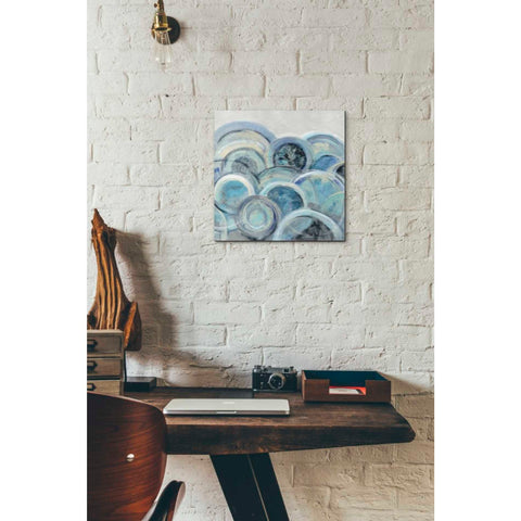 Image of 'Variation Blue Grey III' by Silvia Vassileva, Canvas Wall Art,12 x 12