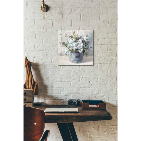 Image of 'Garden Blooms I Blue Crop' by Danhui Nai, Canvas Wall Art,12 x 12