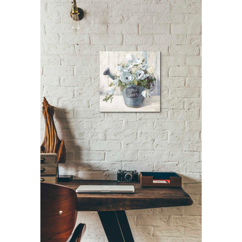 Image of 'Garden Blooms II Blue Crop' by Danhui Nai, Canvas Wall Art,12 x 12