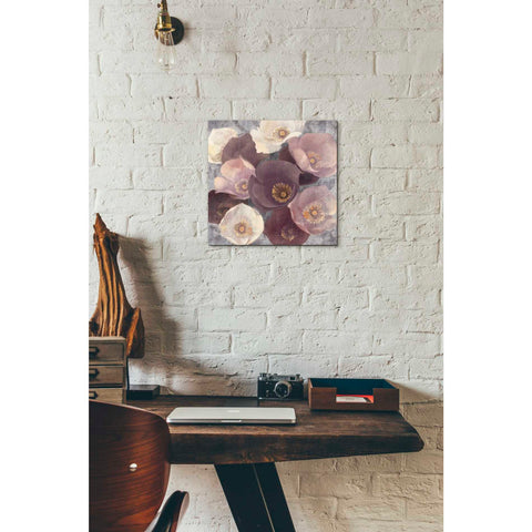 Image of 'Eventide Plum' by Albena Hristova, Canvas Wall Art,12 x 12