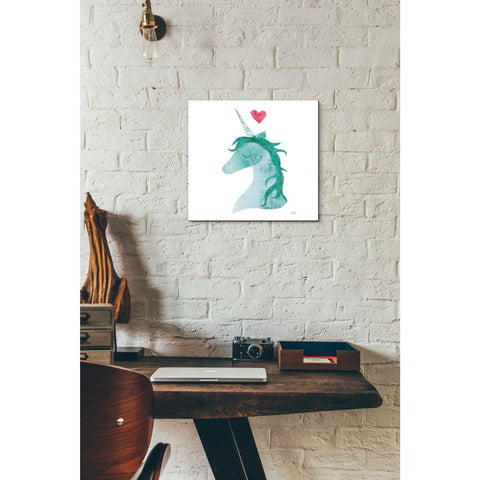 Image of 'Unicorn Magic II' by Melissa Averinos, Canvas Wall Art,12 x 12